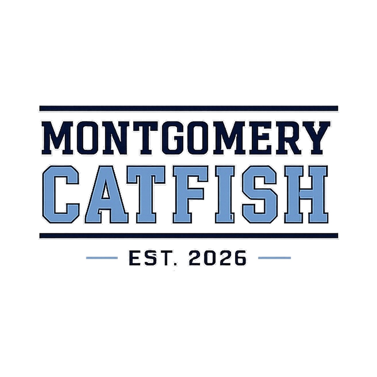 Montgomery Catfish Wordmark Tee